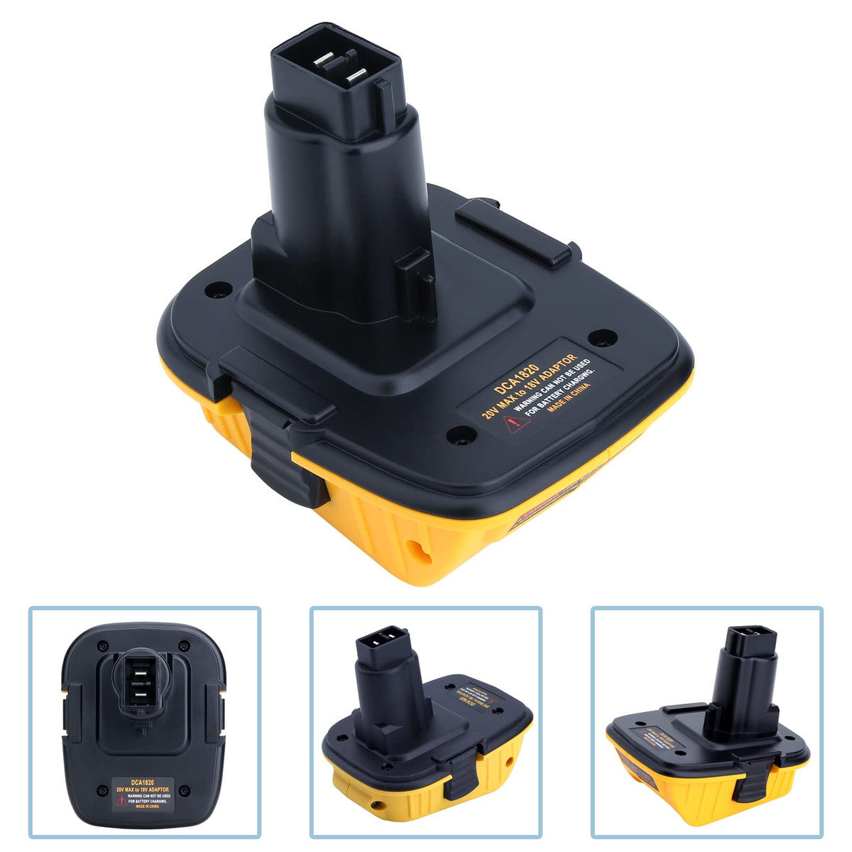 Generic DCA1820 adapter meets FCC RoHS and CE safety standards.