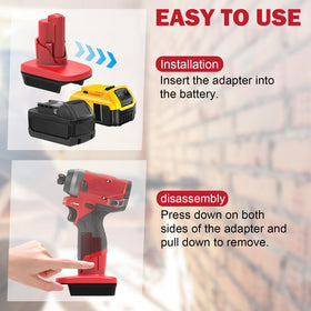 Generic DM18M12 adapter step 2 installation into Milwaukee M12 tool.
