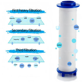 Generic Drivese showerhead filter body made of durable plastic for long-lasting use.
