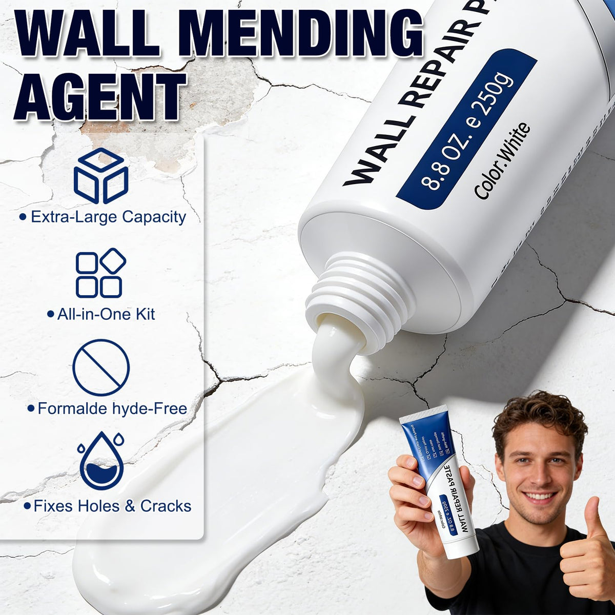 Generic Drywal Repair Kit instruction manual guides simple DIY repairs.