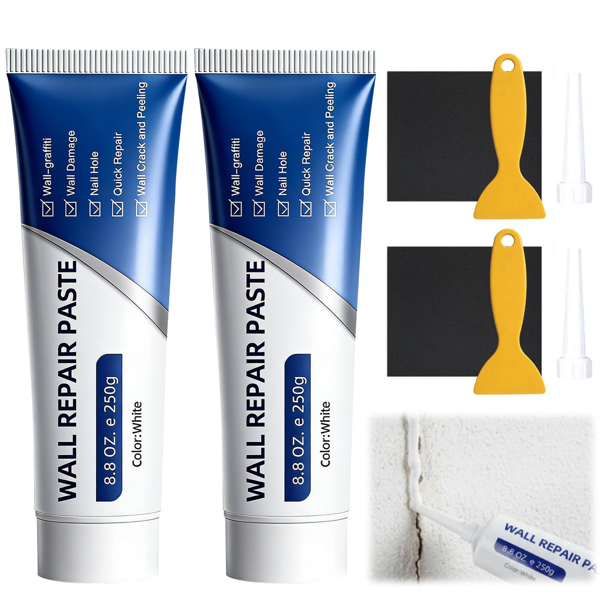Generic Drywal Repair Kit paste tube for quick, discreet wall fixes.