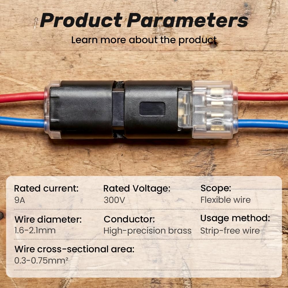 Generic emergency repairs ready connector for quick fixes.