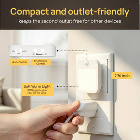 Generic energy-efficient LED night light reduces energy use