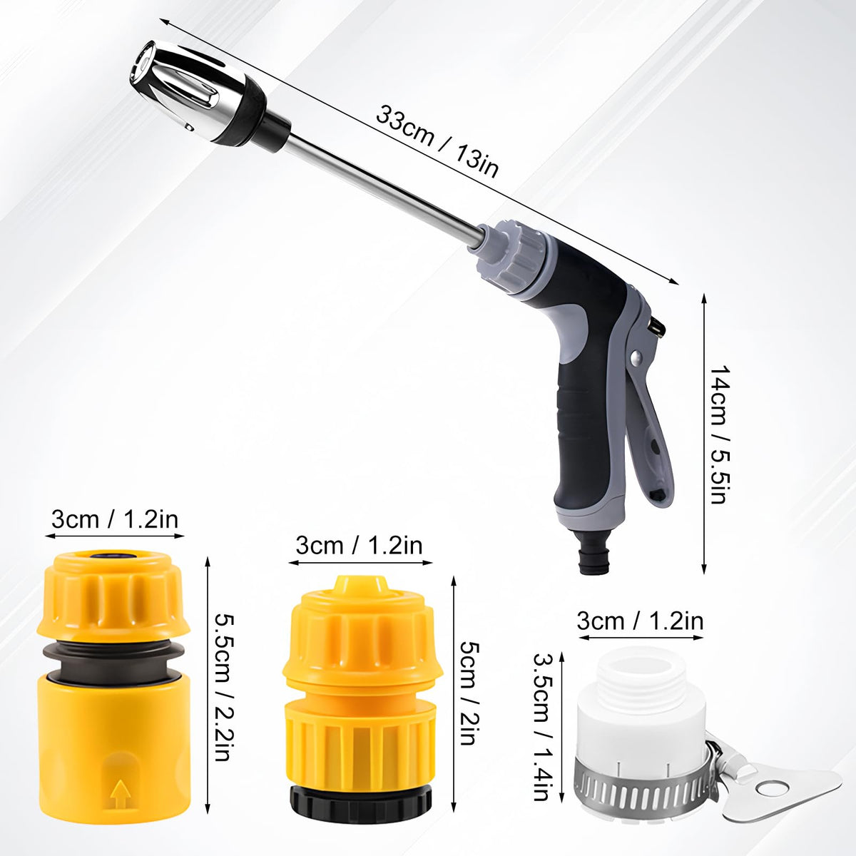 Generic ergonomic handle design reduces fatigue during extended cleaning sessions