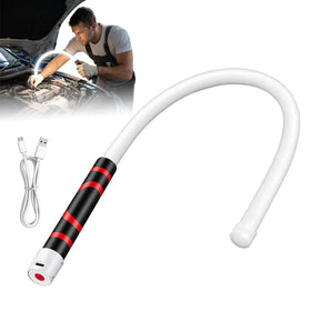 Generic Flexible LED Flashlight Stick bends to reach tight corners for clear visibility.