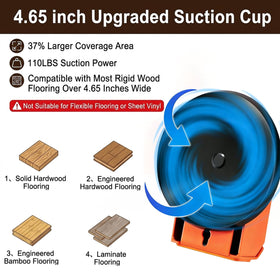 Generic Floor Gap Fixer Tool with enlarged striking surface for precise plank alignment.