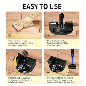 Generic Floor Gap Fixer Tool angled design in use seals gaps effectively.