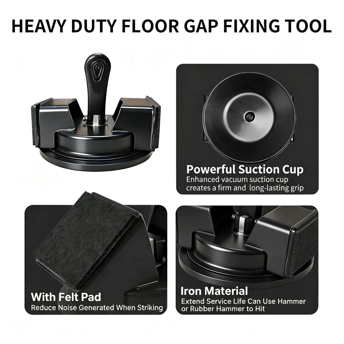 Generic Floor Gap Fixer Tool compatible with laminate, vinyl, wood, and tile floors.