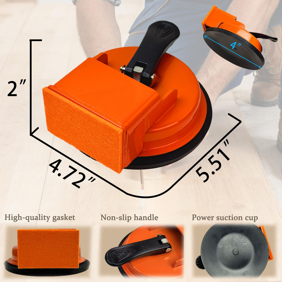 Generic Floor Gap Fixer Tool durable aluminum body for long-lasting performance