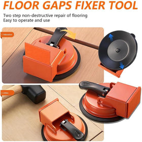 Generic floor gap fixer tool hammering surface showing expanded striking area