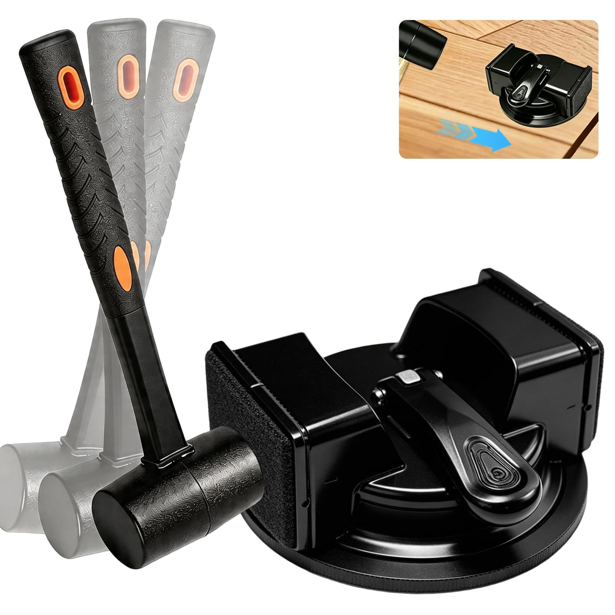 Generic Floor Gap Fixer Tool front view highlights rugged iron construction for durability.