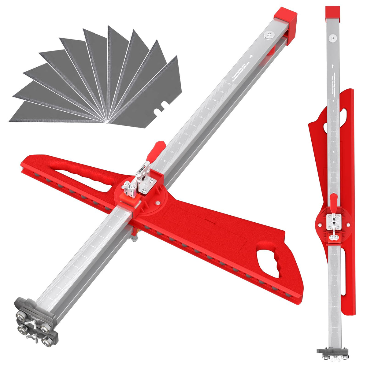 Generic Foldable Drywall Cutting Tool ready to use for quick on-site cuts.