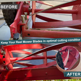 Generic protective gloves included for safe, hands-on sharpening.