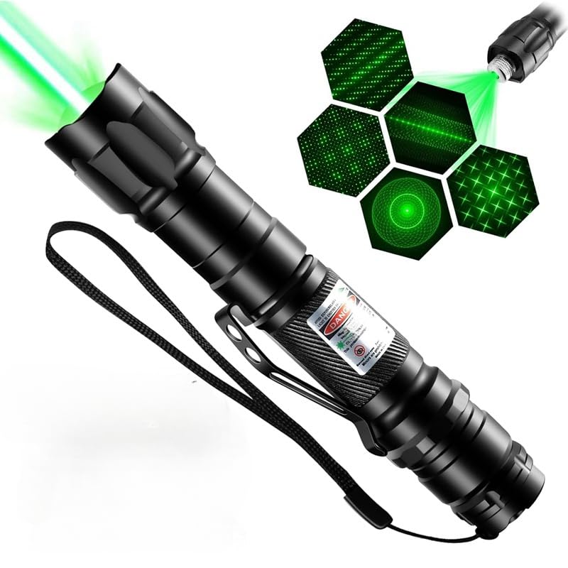 Generic Green Laser Pointer with aluminum body for durable long-range use.