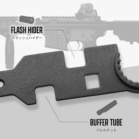 Generic Heavy-Duty Adjustable Wrench: black-oxide coating for enhanced corrosion resistance.
