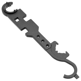Generic Heavy-Duty Adjustable Wrench: closed jaw for secure grip.