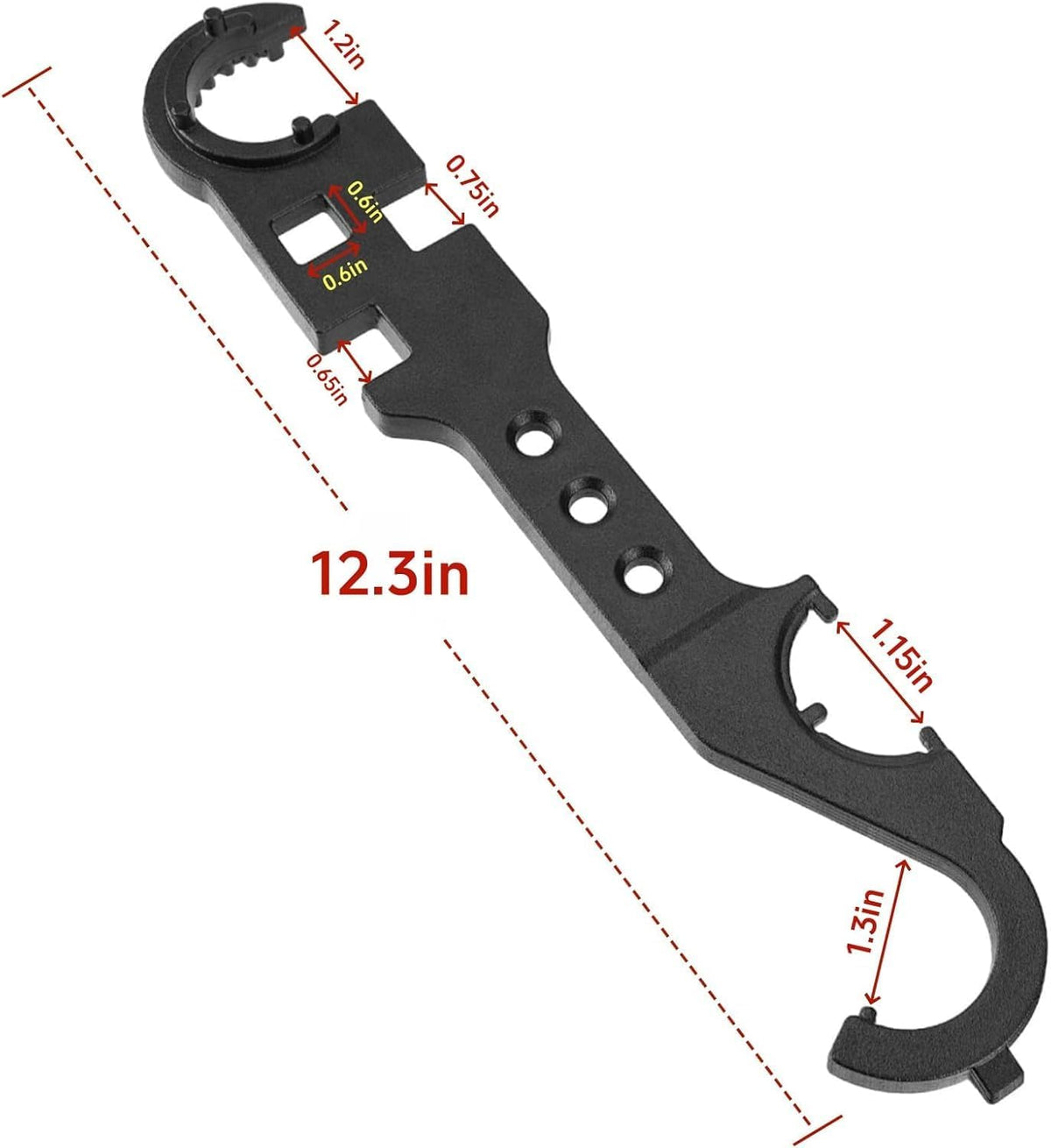 Generic Heavy-Duty Adjustable Wrench in use for plumbing and automotive tasks.