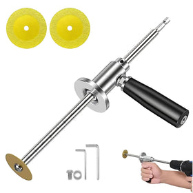 Generic inside pvc pipe cutter with diamond grit wheel for clean PVC cuts.