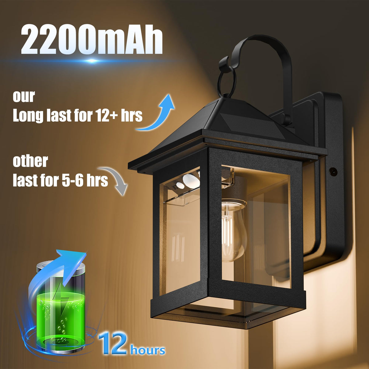 Generic IP54 waterproof outdoor lamp stands up to rain and weather