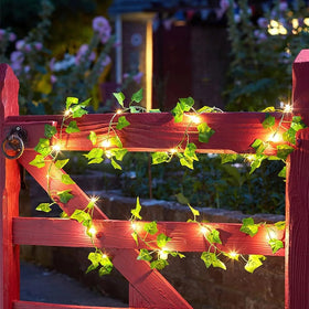 Generic ivy string lights for balconies and courtyards.