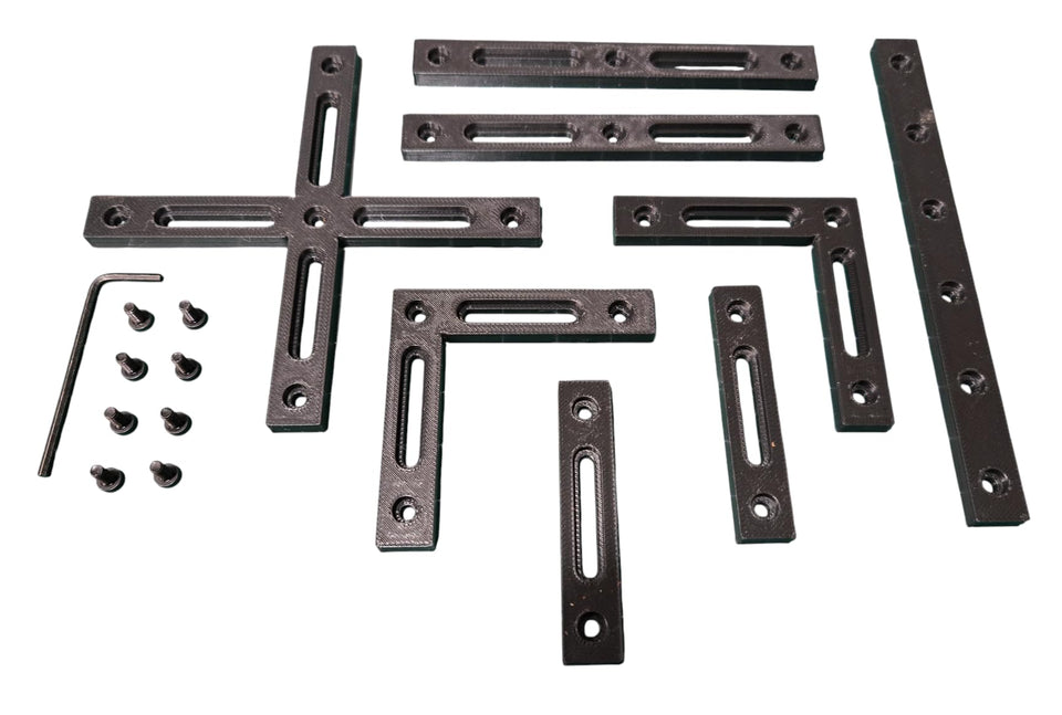 Generic laser engraver fence cross piece helps quick alignment for F1/F2.