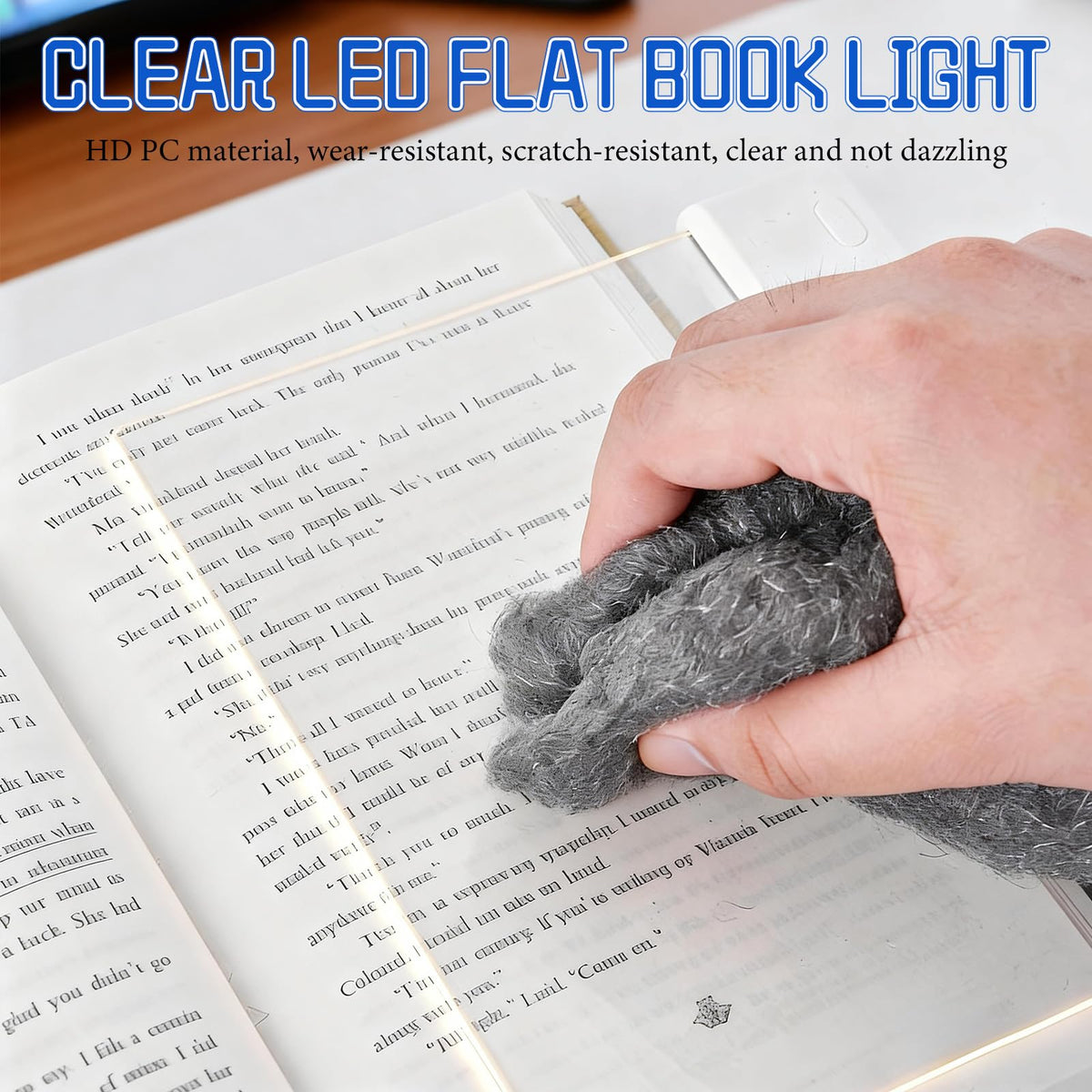 Generic LED Reading Light long battery life supports extended nighttime reading.