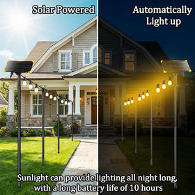 Generic 590-inch LED string lights provide warm ambient glow for events.