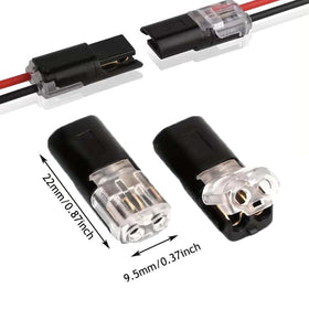 Generic connector set suitable for LED strips, automotive, and household wiring tasks.