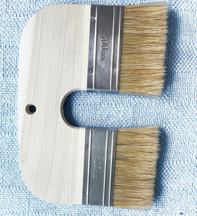 Generic limewash brush creating smooth, even strokes with silky bristles