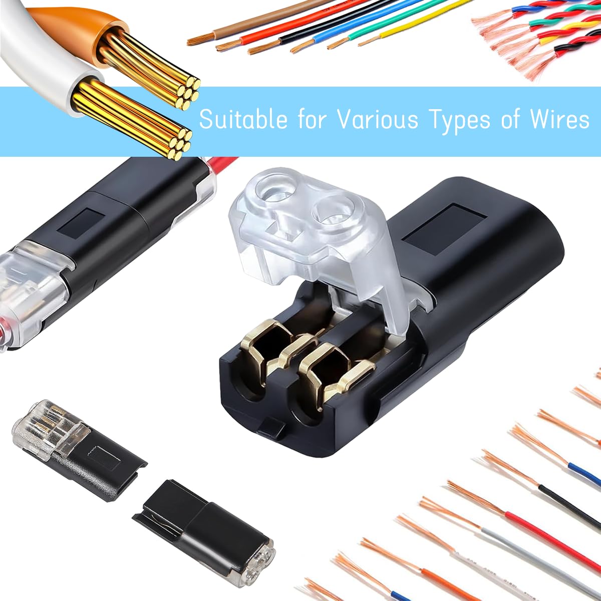 Generic low-voltage wiring blocks suitable for decor and devices.