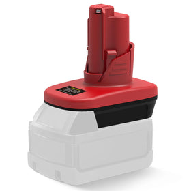 Generic ML18M12 adapter back view showing safe voltage conversion.