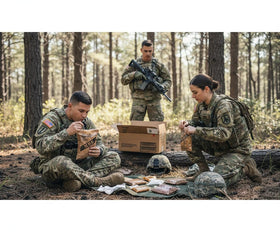 Generic MRE made-in-USA packaging highlights quality and reliable sourcing.