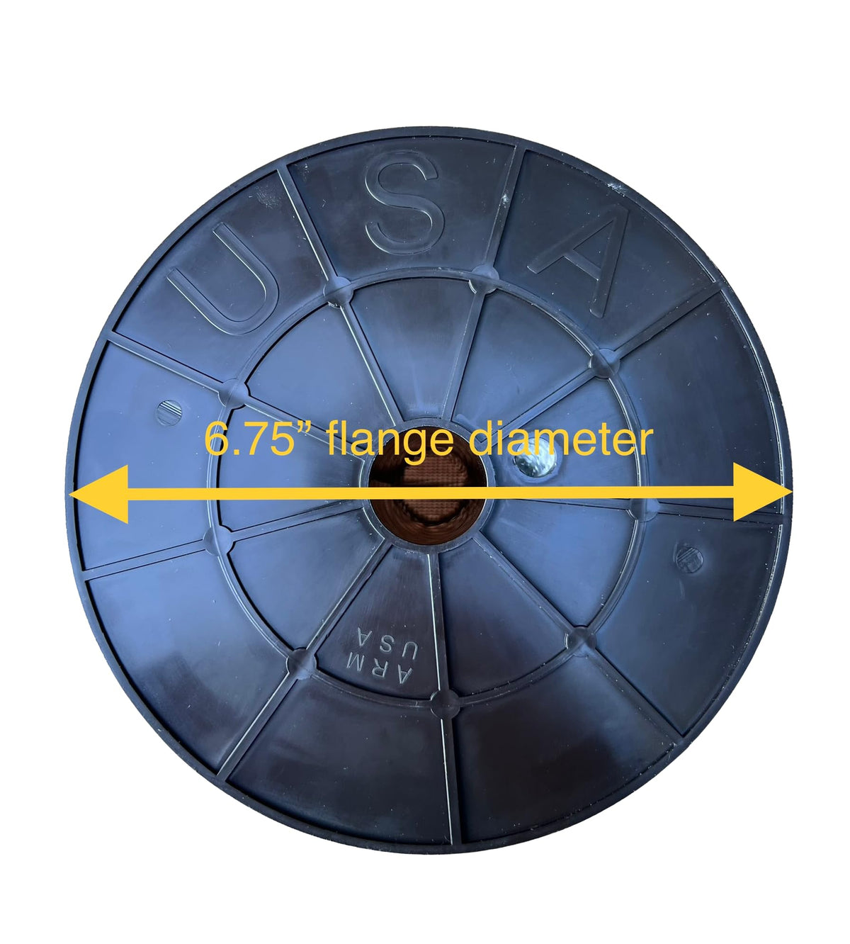 Generic made-in-USA mule tape signaling domestic quality for installations.