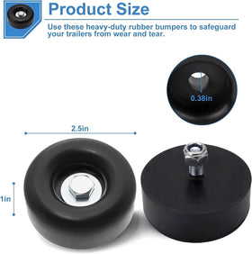 Multi-functional rubber foot for indoor/outdoor use with cushioning effect