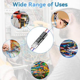Generic multi-purpose 2-pin connectors suited for LED strips, fans, and lamps.