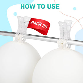 Generic non-slip balloon arch clip prevents slipping even with wet hands