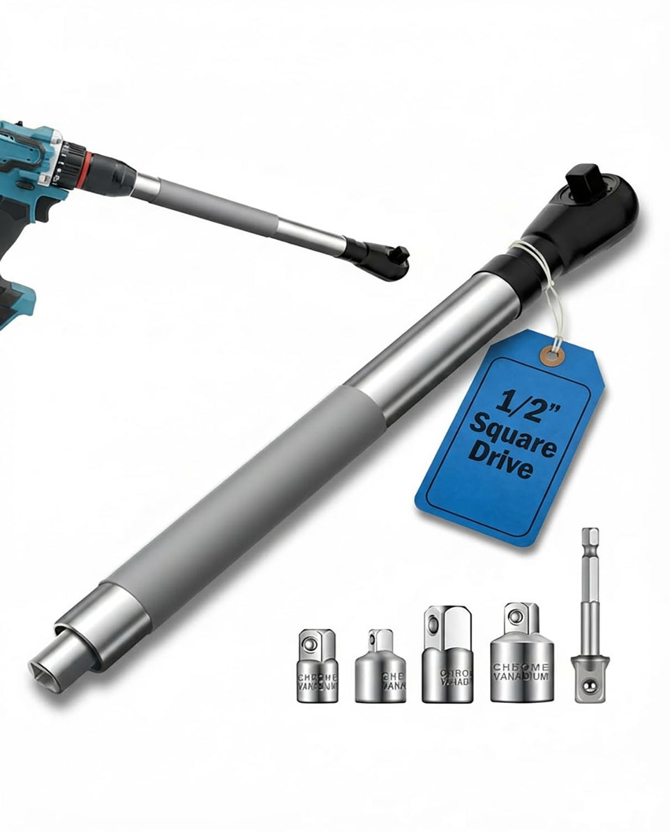 Generic offset extension wrench with 1/2 inch joint for tight spaces.