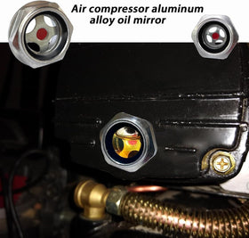 Generic oil sight glass liquid level indicator for quick checks
