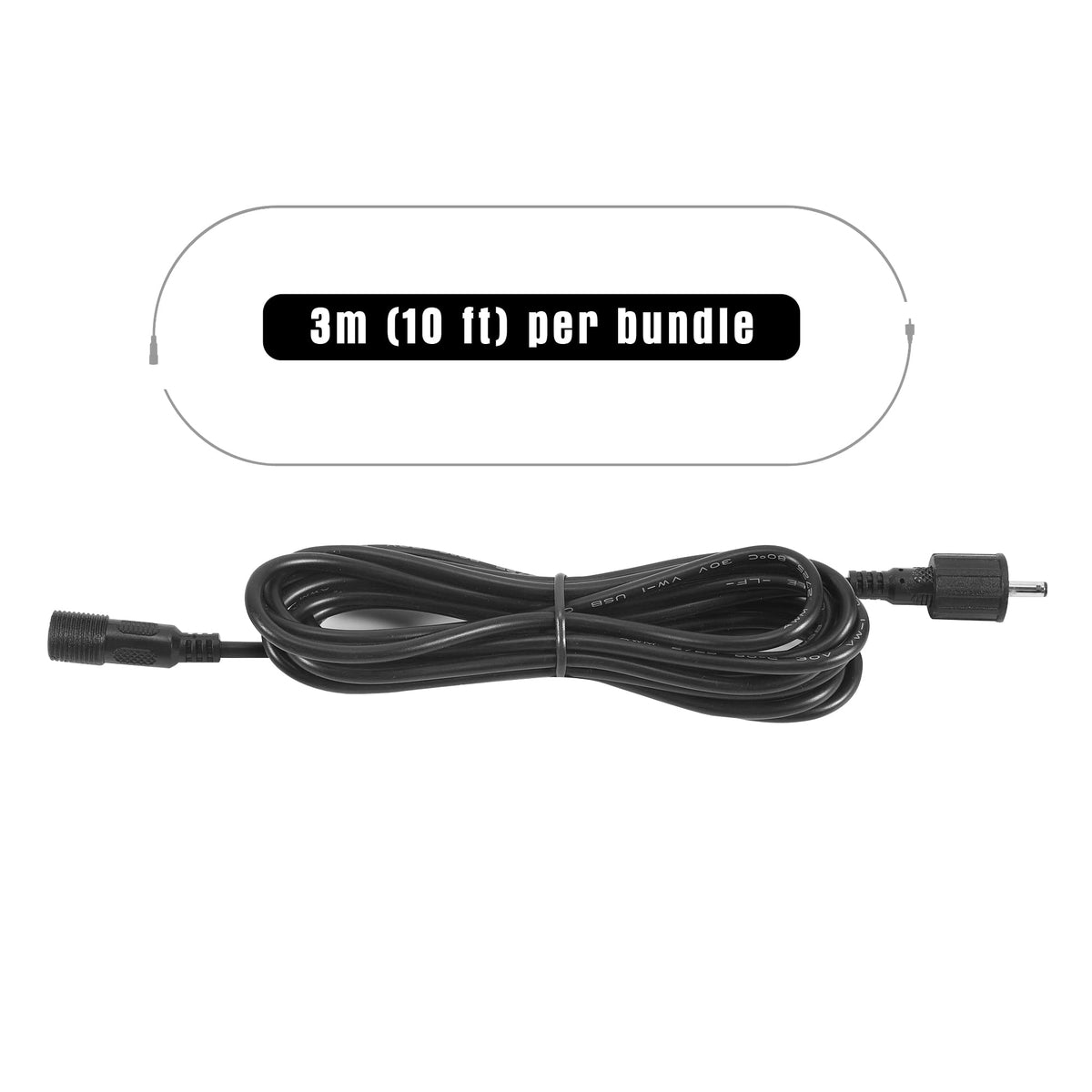 Generic outdoor solar extension cable ideal for spotlight and pump connections