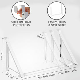 Generic Over The Door Hanger Rack folded mode shows compact storage option.
