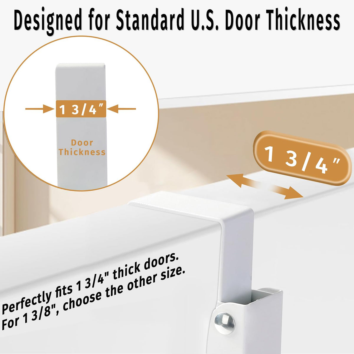 Generic Over The Door Hanger Rack suitable for multiroom use in home.