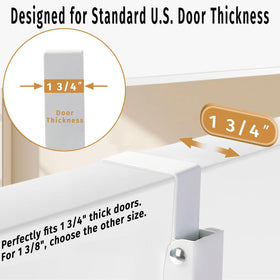 Generic Over The Door Hanger Rack suitable for multiroom use in home.