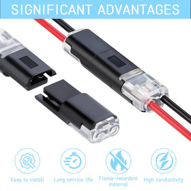 Generic 50-piece connector set packaged for easy replacements.