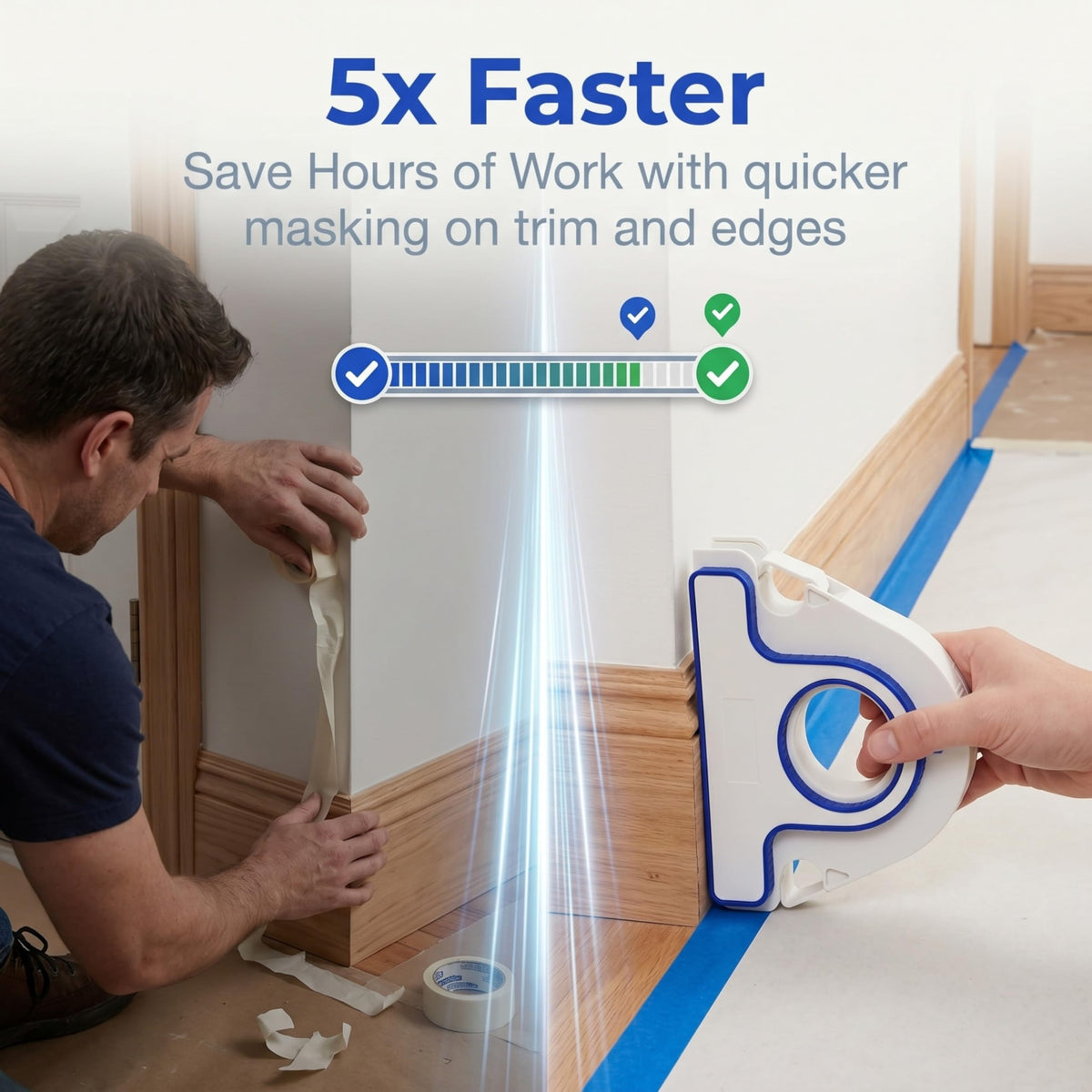 Generic Painters Tape Applicator versatile for multiple interior and exterior projects.