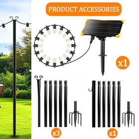 Generic outdoor lighting for parties, camping nights, and daily porch decor.