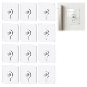 Generic picture hanging hooks packaging shows easy no-drill setup for damage-free decorating.