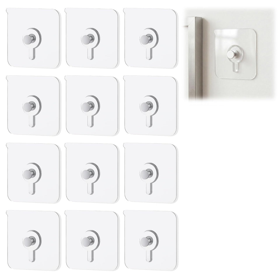 Generic picture hanging hooks packaging shows easy no-drill setup for damage-free decorating.