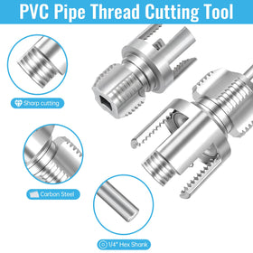Generic pipe threader 1 inch die used on PVC pipes for quick repairs