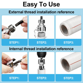 Generic pipe threader lightweight under 2 lbs for on site threading