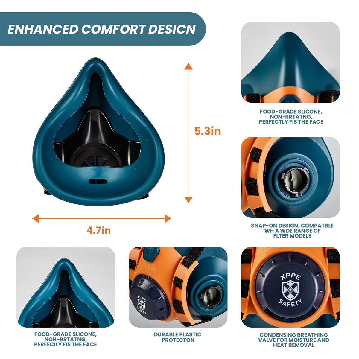 Generic plastic covers for filter housing and protection.